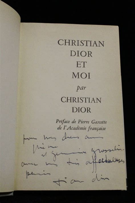 christian dior et moi|a memoir, Christian Dior et moi, in 1956—published the .